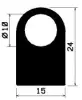 1749/D-EPDM D-Profil