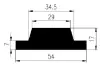 54 × 29 × 17 mm NBR 75