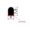 0960/TPE65 D-Profil – selbstklebend