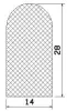 50051/EPDM65 D-Profil