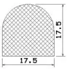 25527/CR-Neopren D-Profil