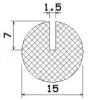 25415/EPDM65 U-Profil