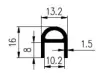 16 × 13,2/10,2 mm EPDM 70 