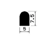 0960/D-EPDM D-Profil