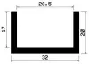 0435/EPDM65 U-Profil