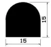 0662/EPDM65 D-Profil