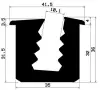 2349/EPDM65 U-Profil