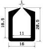 1075/NBR U-Profil