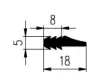 18/8 x 5 mm EPDM 70