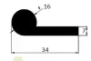 34 x 16/7 mm EPDM 70