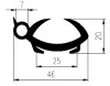 46/24 × 20 mm EPDM 70