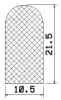 50270/EPDM65 D-Profil