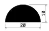 1610/D-EPDM D-Profil