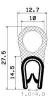0510/mikroporöses EPDM/PVC mit Metallverstärkung