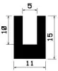 1263/EPDM65 U-Profil