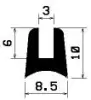 2220/CR-Neopren-U-Profil