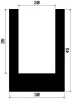 0756/EPDM65 U-Profil