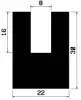 0968/EPDM65 U-Profil