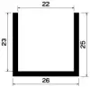 1046/EPDM65 U-Profil