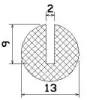 25697/EPDM65 U-Profil