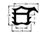 1296/EPDM65 Zargenprofile
