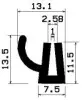 1718/EPDM65 U-Profil
