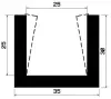 2125/EPDM65 U-Profil