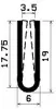 0228/EPDM65 U-Profil