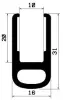 1813/EPDM65 U-Profil
