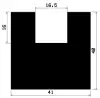 1877/EPDM65 U-Profil