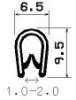0028 – EPDM / schwarz mit Metallverstärkung
