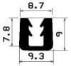 1480/EPDM65 U-Profil