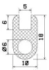 25301/EPDM65 U-Profil