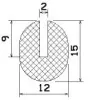 25402/EPDM65 U-Profil