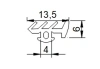 13,5/6/4 mm, PVC 61, schwarz
