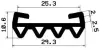 2139/EPDM65 Profil-C