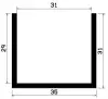 1490/EPDM65 U-Profil