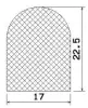 25010/CR-Neopren D-Profil