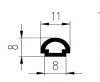 8 × 10 × 1,5 mm EPDM70