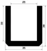 0876/EPDM65 U-Profil