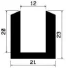 1204/EPDM65 U-Profil