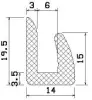 25275/EPDM65 U-Profil