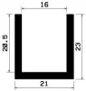 1036/EPDM65 U-Profil