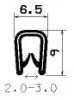 0027 – EPDM / schwarz mit Metallverstärkung 