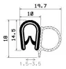 0800/mikroporöses EPDM/PVC mit Metallverstärkung