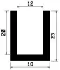 1023/EPDM65 U-Profil