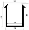 1030/EPDM65 U-Profil