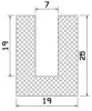 25179/EPDM65 U-Profil