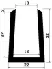 1222/EPDM65 U-Profil