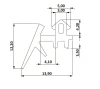 13,9 × 7,7 mm, EPDM 70, schwarz